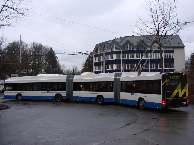 Geneva trolleybus with capacity of 200